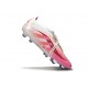 Botas adidas Predator 25 Elite Tongue FG Blanco Rosa 