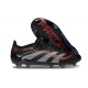 Bota de Futbol adidas Predator Elite FG Negro Gris Four Rojo Lúcido