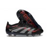 Bota de Futbol adidas Predator Elite FG Negro Gris Four Rojo Lúcido