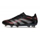 Bota de Futbol adidas Predator Elite FG Negro Gris Four Rojo Lúcido