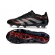 Bota de Futbol adidas Predator Elite FG Negro Gris Four Rojo Lúcido