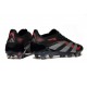Bota de Futbol adidas Predator Elite FG Negro Gris Four Rojo Lúcido