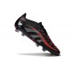 Bota de Futbol adidas Predator Elite FG Negro Gris Four Rojo Lúcido