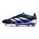 Bota de Futbol adidas Predator Elite FG Negro Azul Lúcido Blanco