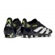 Bota de Futbol adidas Predator Elite FG Negro Blanco Limón Lúcido