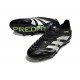 Bota de Futbol adidas Predator Elite FG Negro Blanco Limón Lúcido