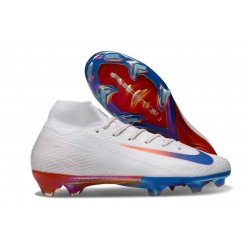 Botas de Futbol Nike Mercurial Superfly X Elite FG Blanco Azul Rojo