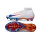 Botas de Futbol Nike Mercurial Superfly X Elite FG Blanco Azul Rojo