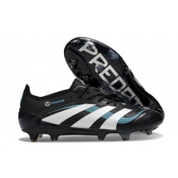 Bota de Futbol adidas Predator Elite FG Negro Blanco Azul