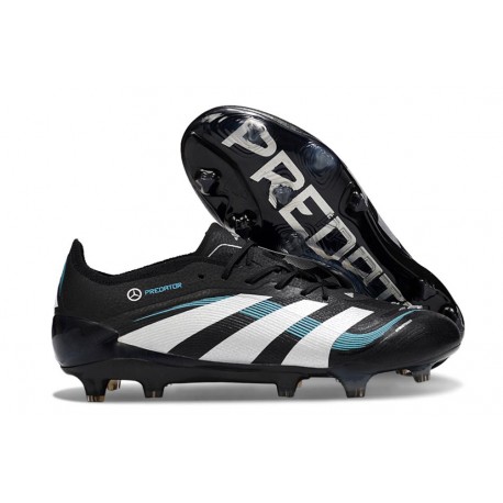 Bota de Futbol adidas Predator Elite FG Negro Blanco Azul