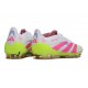 Bota de Futbol adidas Predator Elite FG Blanco Rosa Lúcido Limón Lúcido