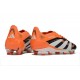 Bota de Futbol adidas Predator Elite FG Negro Blanco Naranja