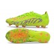Bota adidas Predator Elite FG Limón Lúcido Rosa Lúcido Azul Fusion