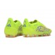 Bota adidas Predator Elite FG Limón Lúcido Rosa Lúcido Azul Fusion
