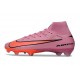 Botas de Futbol Nike Mercurial Superfly X Elite FG Rosa Naranja