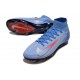 Botas de Futbol Nike Mercurial Superfly X Elite FG Azul Rojo