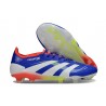 Bota de Futbol adidas Predator Elite FG Azul Lúcido Ftwr Blanco Rojo