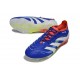 Bota de Futbol adidas Predator Elite FG Azul Lúcido Ftwr Blanco Rojo