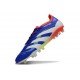 Bota de Futbol adidas Predator Elite FG Azul Lúcido Ftwr Blanco Rojo