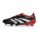 Bota de Futbol adidas Predator Elite FG Negro Blanco Rojo