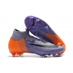 Nike Mercurial Superfly VI 360 Elite FG Botas - Violeta Naranja