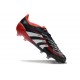 Bota de Futbol adidas Predator Elite FG Negro Blanco Rojo