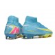 Botas de Futbol Nike Mercurial Superfly X Elite FG Azul Amarillo