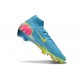 Botas de Futbol Nike Mercurial Superfly X Elite FG Azul Amarillo