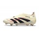 adidas Predator Elite Sin Cordones FG Blanco Off Negro Rubí Puro