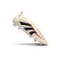 adidas Predator Elite Sin Cordones FG Blanco Off Negro Rubí Puro
