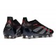 adidas Predator Elite Sin Cordones FG Negro Gris Four Rojo Lúcido
