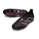 adidas Predator Elite Sin Cordones FG Negro Gris Four Rojo Lúcido