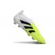 adidas Predator Elite Sin Cordones FG Blanco Negro Limón Lúcido