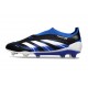 adidas Predator Elite Sin Cordones FG Negro Azul Lúcido Blanco