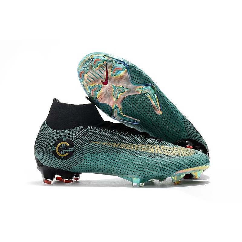 Ronaldo Nike Mercurial Superfly VI 360 CR7 Elite FG Botas Azul