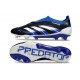 adidas Predator Elite Sin Cordones FG Negro Azul Lúcido Blanco
