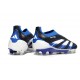adidas Predator Elite Sin Cordones FG Negro Azul Lúcido Blanco