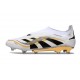 adidas Predator Elite Sin Cordones FG Ftwr Blanco Dorado Met