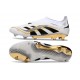 adidas Predator Elite Sin Cordones FG Ftwr Blanco Dorado Met