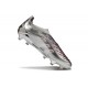 adidas Predator Elite Sin Cordones FG Plateado Gris