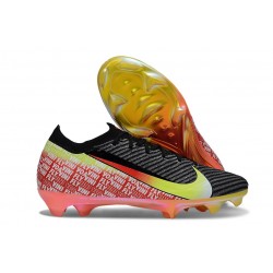 Nike Mercurial Vapor XVI Elite FG X VINI JR Negro Dynamic Amarillo Verde Spark Brt Carmesí