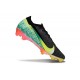 Nike Mercurial Vapor XVI Elite FG X VINI JR Negro Dynamic Amarillo Verde Spark Brt Carmesí