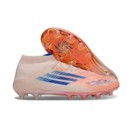 Adidas F50 Elite Mid Cut FG Naranja Azul