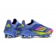Zapatillas Adidas F50+ Laceless FG Azul Fusion Limón Lúcido Rosa Lúcido