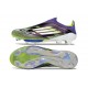 Zapatillas Adidas F50+ Laceless FG Morado Unity Blanco Amarillo Solar 