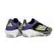 Zapatillas Adidas F50+ Laceless FG Morado Unity Blanco Amarillo Solar 