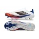 Zapatillas Adidas F50+ Laceless FG Blanco Negro Rojo Vivo