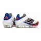 Zapatillas Adidas F50+ Laceless FG Blanco Negro Rojo Vivo