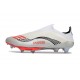 Adidas F50+ Laceless FG X MESSI Ftwr Blanco Rojo Lúcido Plateado Met.