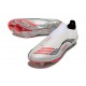 Adidas F50+ Laceless FG X MESSI Ftwr Blanco Rojo Lúcido Plateado Met.